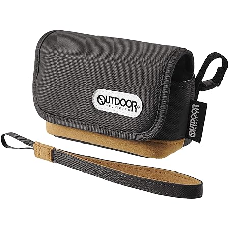 Amazon Outdoor Products アウトドアプロダクツ カメラケース カメラポーチ05 ブラック 取り出しやすいヨコ型収納タイプ カメラ用ハンドストラップ付き 2odcp05bk Outdoor Products アウトドアプロダクツ 家電 カメラ