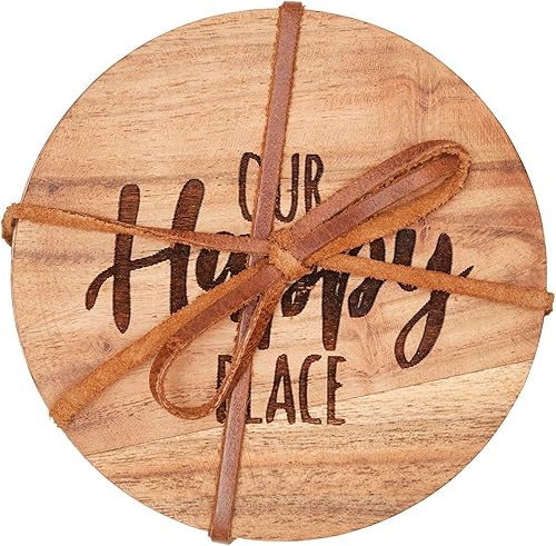 Miniatura 2 de C&F Home Our Happy Place - Posavasos (S/4), color marrón