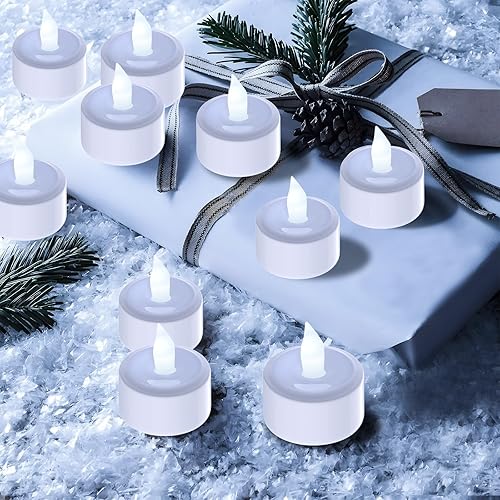 Miniatura 4 de EuroFone Luz LED recargable de la vela para la barra del oso del partido con control remoto 12 unidsset (blanco frío)