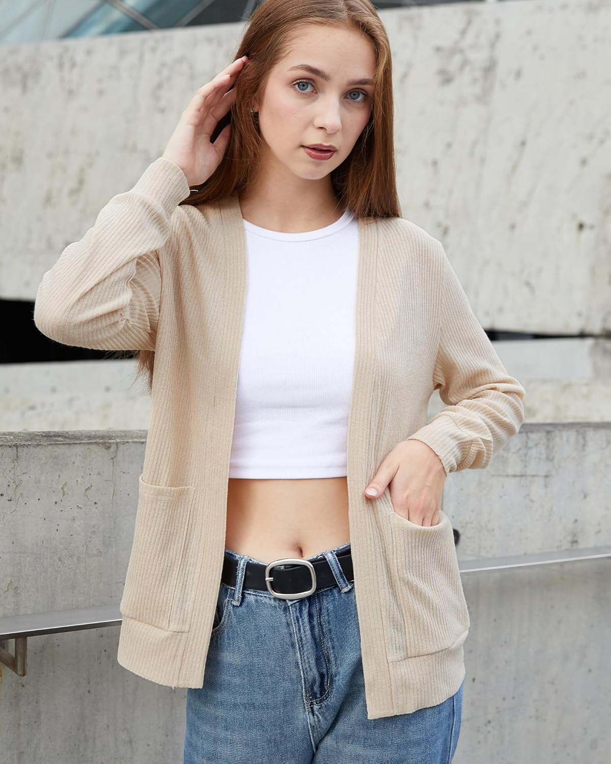 Argstar Women's Cardigan Sweaters with 4 Pockets (Available in Inner Pocket) - Image 5