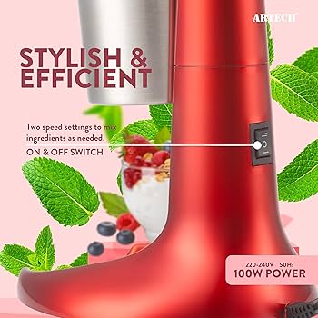 Amazon.co.jp: レトロミルクシェイクメーカー、100Wミルク泡立て