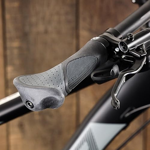 Miniatura 7 de Puños de manillar de bicicleta de montaña CyclingDeal - Empuñaduras ergonómicas antideslizantes para MTB - Empuñaduras de manillar de goma suave