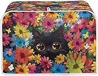 Vista 16 de Marbling Butterfly Print 2 Slice Toaster Dust Cover, Kitchen Small Appliance, Anti Dust and Fingerprint Bread Machine Cover