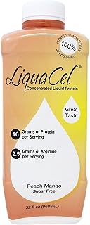 Global Health Products Liquacel Liquid Protein Sugar Free Peach Mango 1 X 32oz Bottle, Set of 2