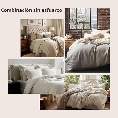 Vista 8 de Bedsure Funda de edredón tamaño Queen – Juego de ropa de cama extra suave prelavada de 3 piezas, incluye 1 funda de edredón de 90 x 90 pulgadas