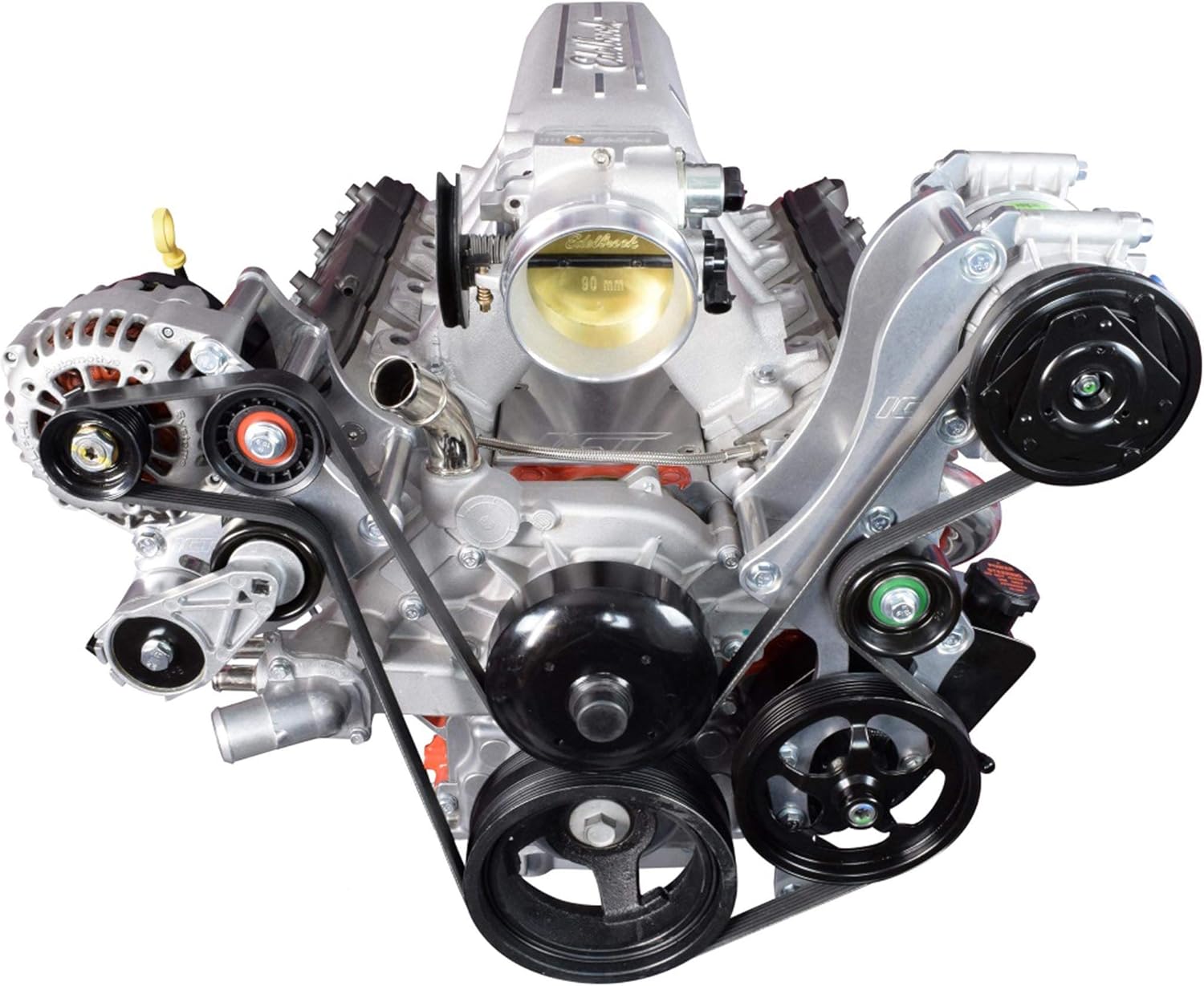 ICT Billet Alternator Bracket Compatible with S10 LS Swap LS1 LS3 LSX LQ4 LQ9 4.8L 5.3L 6.0L 551780-3