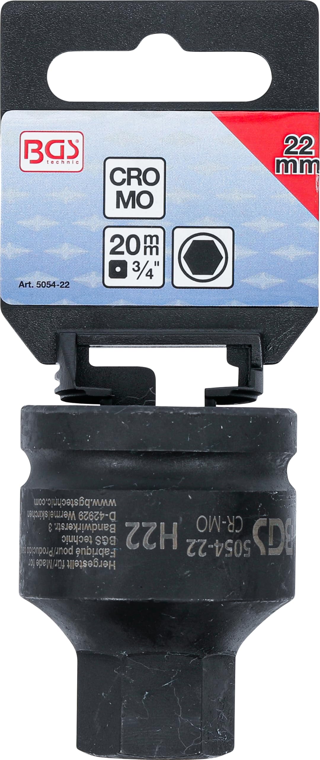 Inserto Bit BGS 12.5 Mm (1/2”) - Interno Esagonale 22x55 Mm | Per Attrezzi Professionali - Foto 6