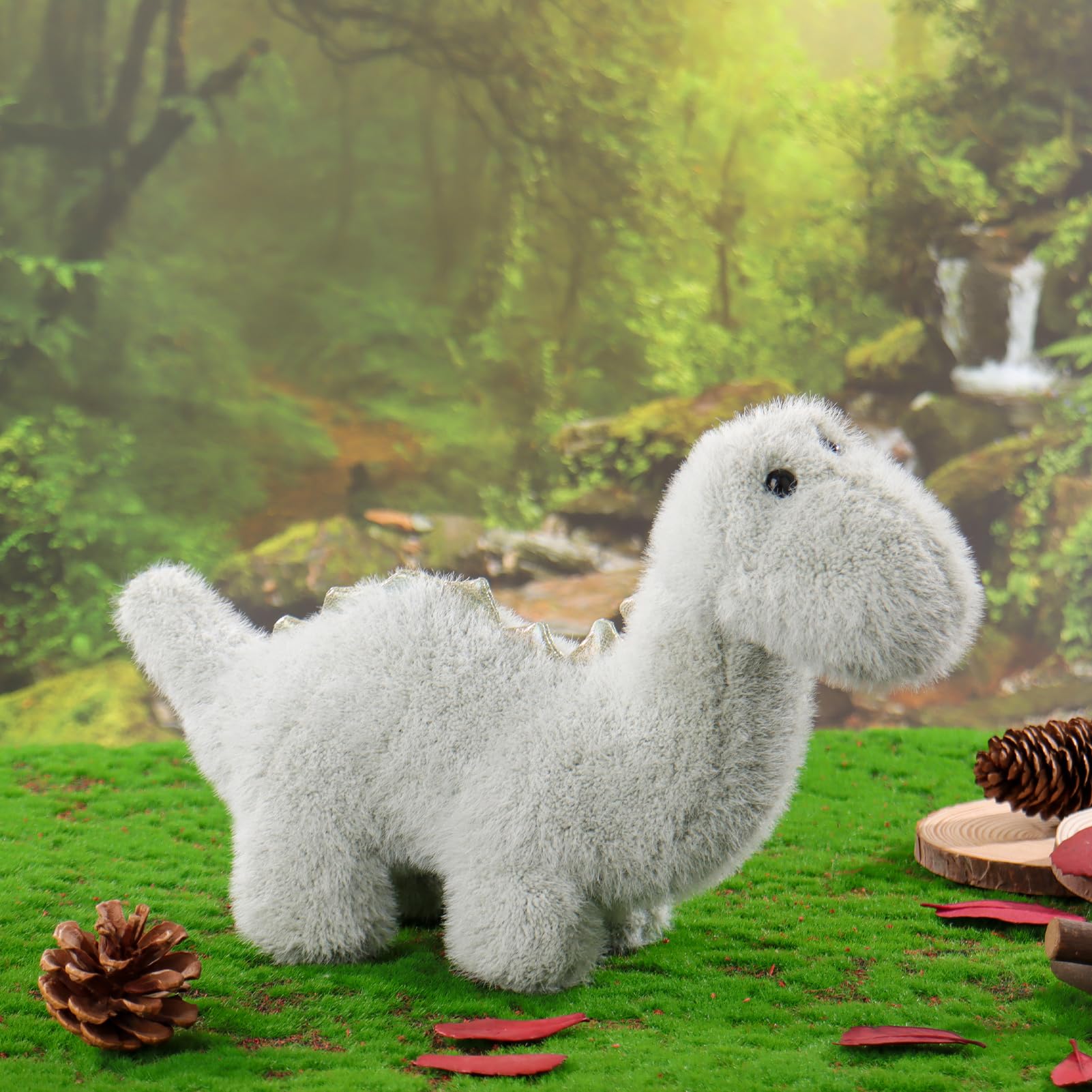 Apricot Lamb Dinosaurios de peluche para niños, suave y bonito