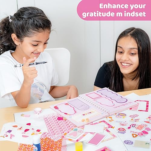 Miniatura 5 de jackinthebox Diario de bricolaje para niñas de 8 a 12 años  242 piezas  Kit de álbum de recortes  Regalos para niñas adolescentes  Kit de diario