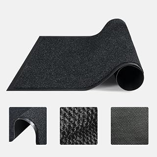 Commercial Floor Mat 35"x24" Indoor Outdoor Front Door Mat, Non-Slip Rubber Backing Waterproof Dirt Trapper Rug for High Traffic Outside Entrance, Business, Easy Clean, Low Profile Industrial Mat