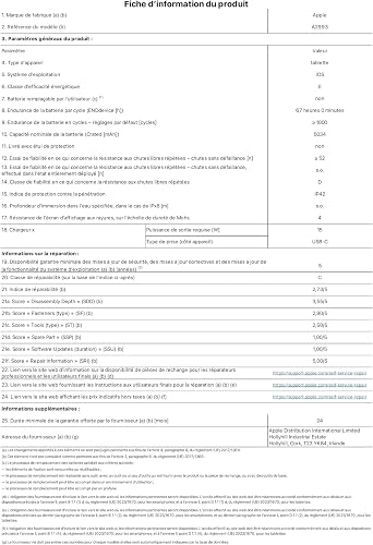 Apple iPad Mini 8,3 512 Go Gris Sidéral Wifi 7ème génération 2024 - 7