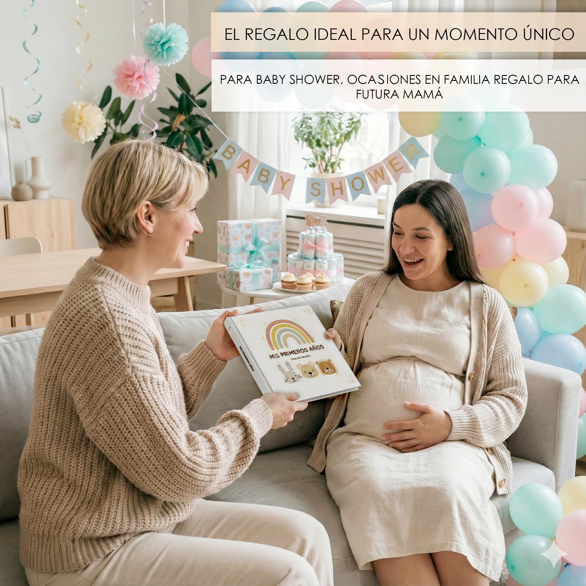 Baby photo album | Save the first ultrasound, points weight, height | Do not forget anything from pregnancy to 5 years | Ideal gift for parents and newborns | 98 p 160 g. — view 8