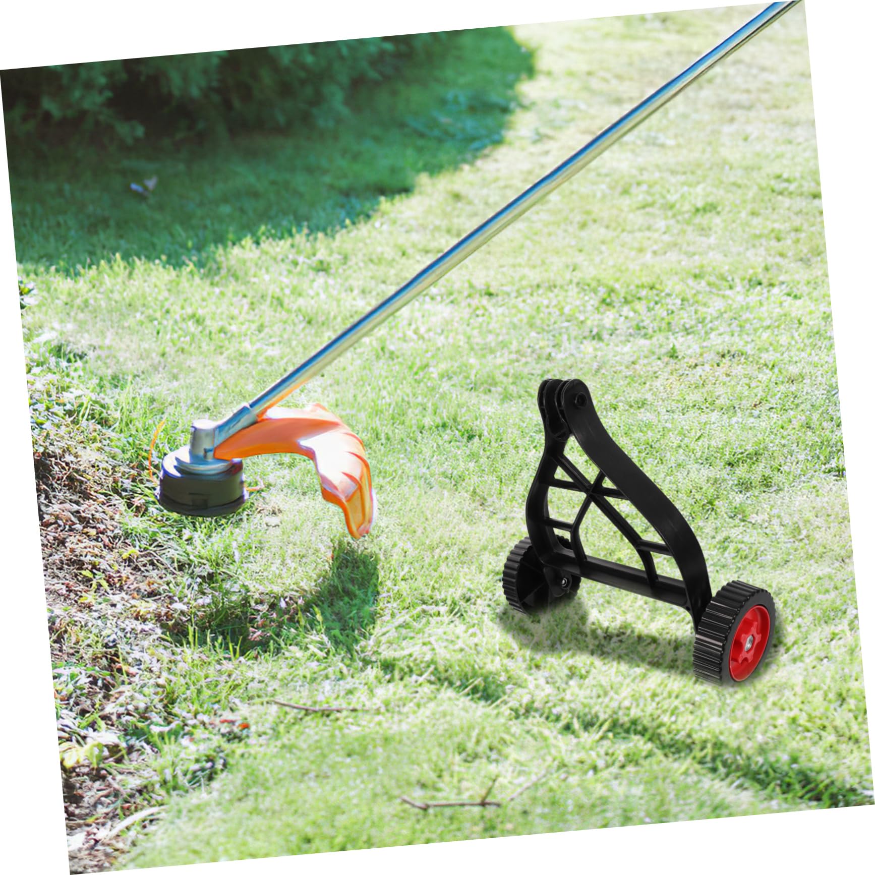 TOYANDONA Rueda De Soporte Para Cortacésped Manual Rueda Ajustable Para Desbrozadora Accesorio De Jardín Para Mantenimiento De Césped