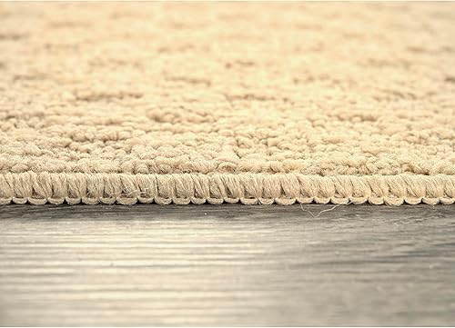 Miniatura 7 de Garland Rug Town Square - Alfombra antideslizante para salas de estar y pasillos, color beige tostado de 9 x 12 pies, elegante y duradera para zonas