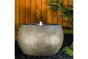 Garden Water Fountain Outdoor Large Round Water Feature