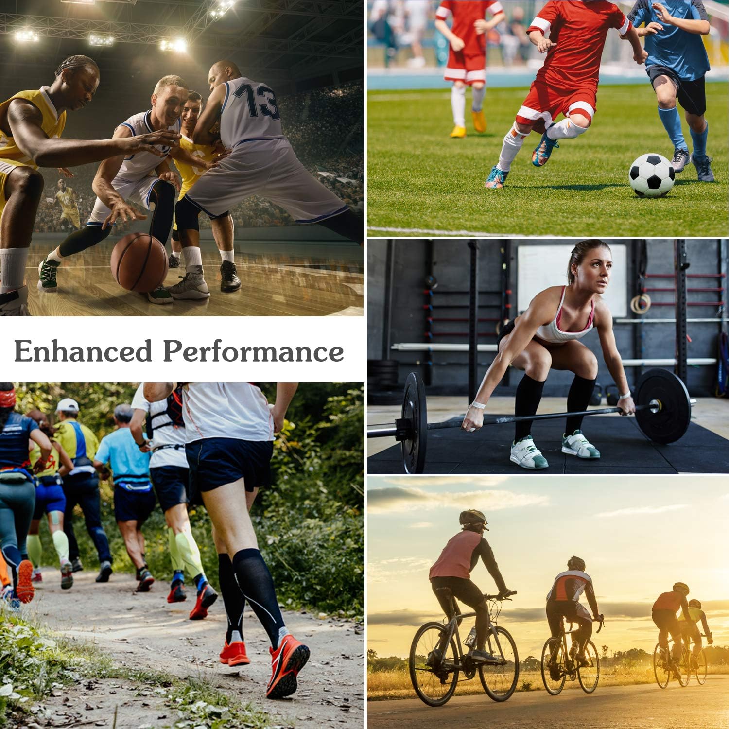 40% Off Discount +MD Calf Compression Sleeves for Men and Women Leg Support Sleeve for Running Sports Pain Relief Black Medium One-Day Sale: Up to 70% Off +MD Calf Compression Sleeves for Men and Women Leg Support Sleeve for Running Sports Pain Relief Black Medium