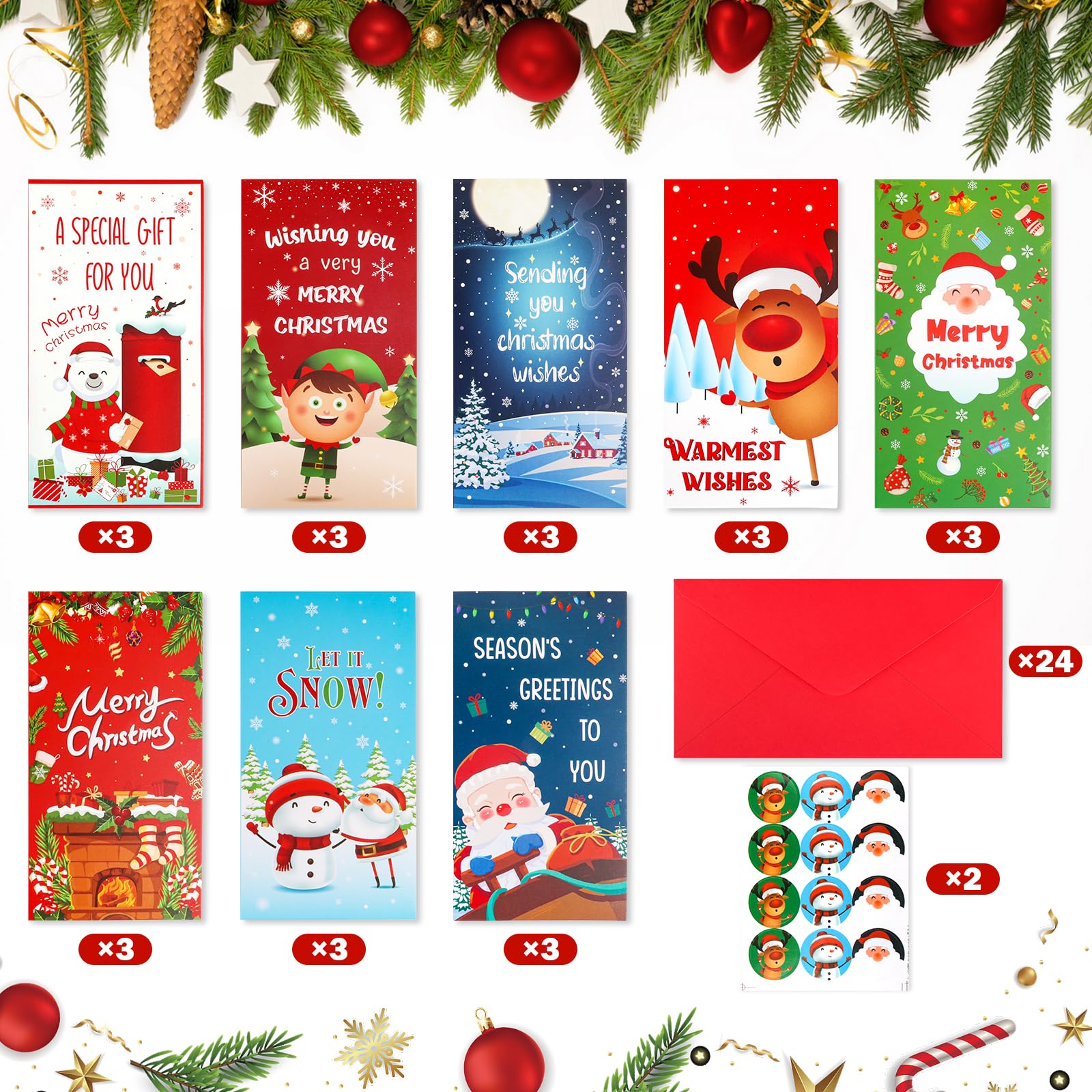 Christmas Money Wallets Cash Gifts - Image 2