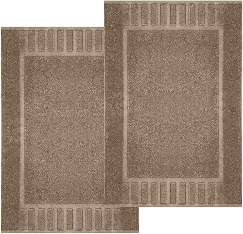 belem Tapete de baño de lujo de 22 x 34 pulgadas, 2 tapetes de baño, ahorra $29 en paquete de 2 tapetes de baño para baño, tapetes de baño de lujo