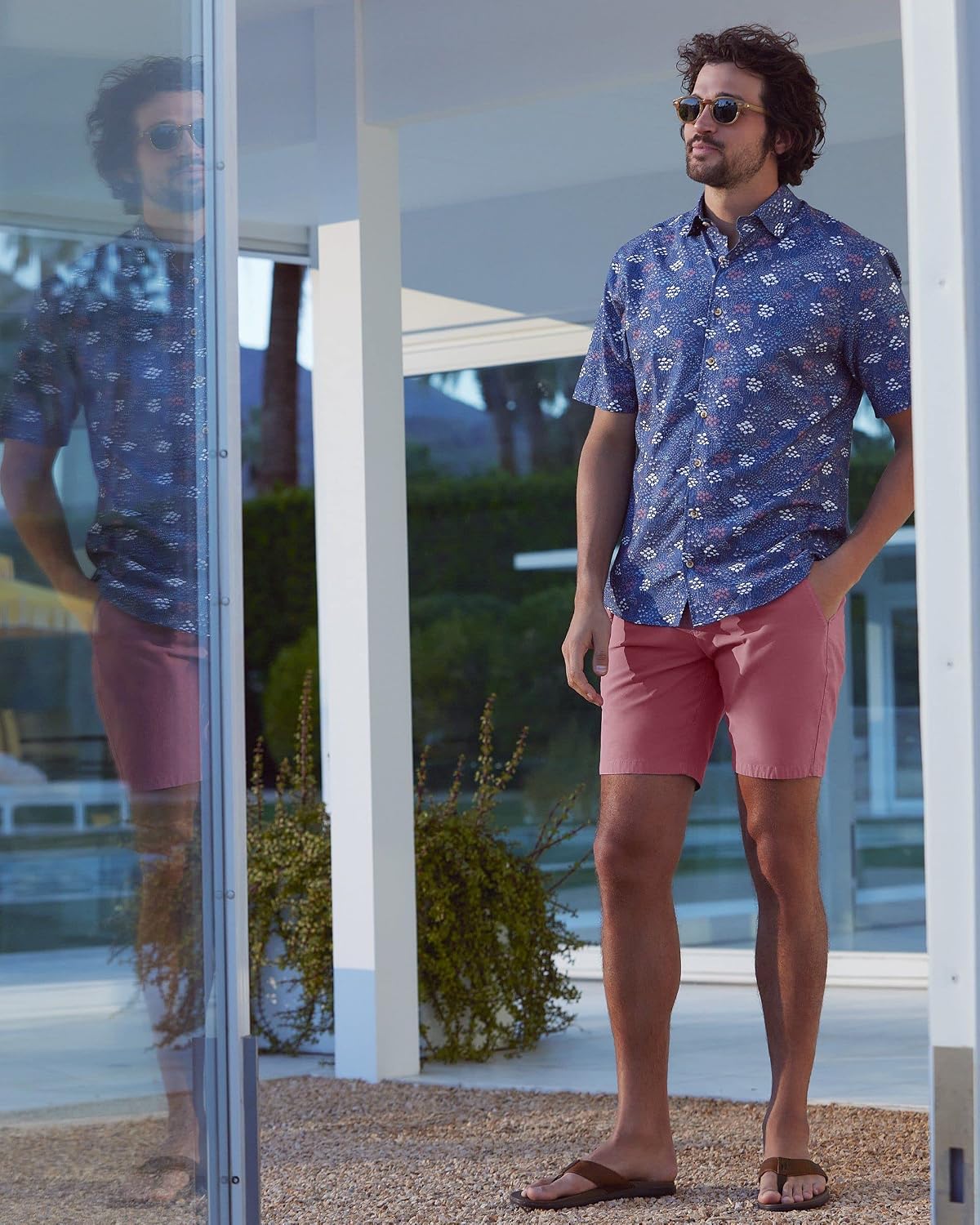 johnnie-O Santiago Cotton Stretch Shorts