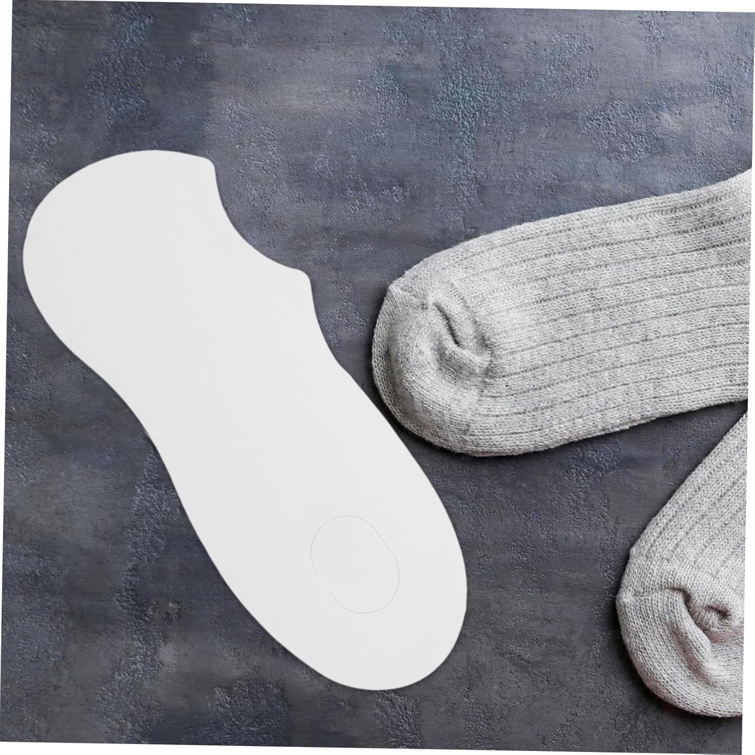 Beavorty 100pcs White Cardboard Sock Inserts Organizing Cards for Low Cut Socks Breathable Design for Moisture Wicking Retail Display