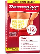 ThermaCare Advanced Back & Hip HeatWraps - Adhesive, Disposable Heat Therapy Pads for Lower Back Pain, Muscle Aches, & Herniated Disc Relief - Drug-Free - Long-Lasting - L/XL - 5-Count