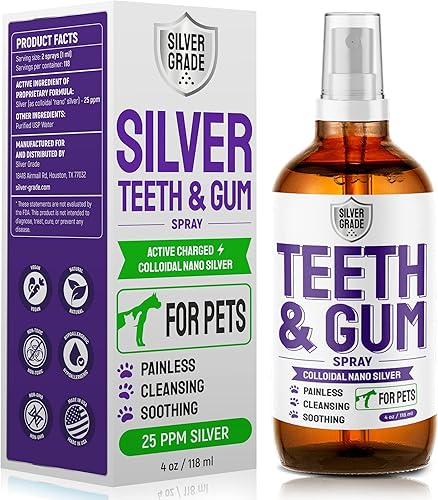 Spray de dientes y encías para perros y gatos  Fórmula dental para enjuague bucal de perro y cuidado bucal de gato  Respiración fresca para gatos y