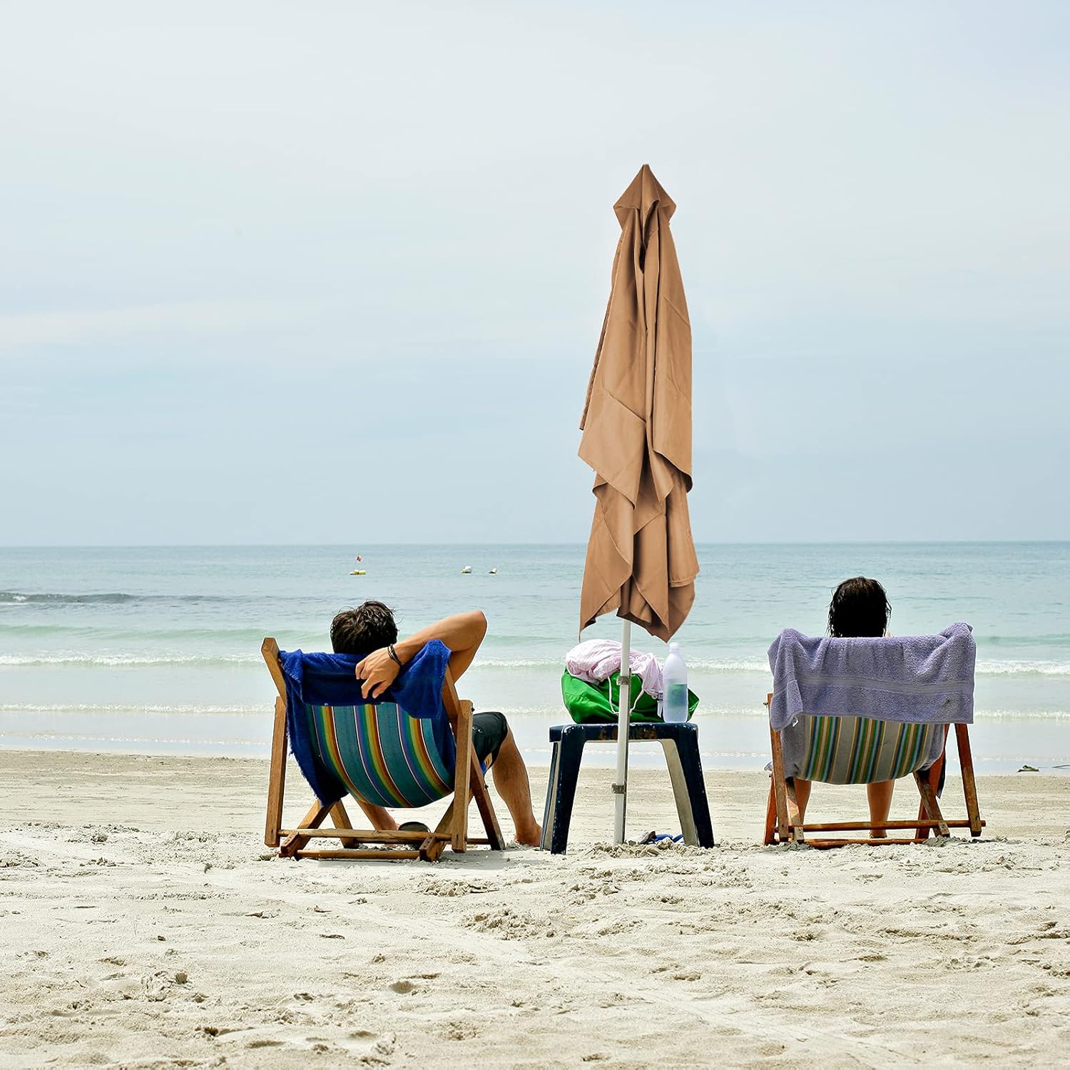 9.8 x 6.6Ft Patio Umbrella Replacement Canopy 6Ribs Rectangle Offset Market Hanging Umbrella Replacement Top Outdoor Cantilever Parasol Umbrella Canopy Replacement