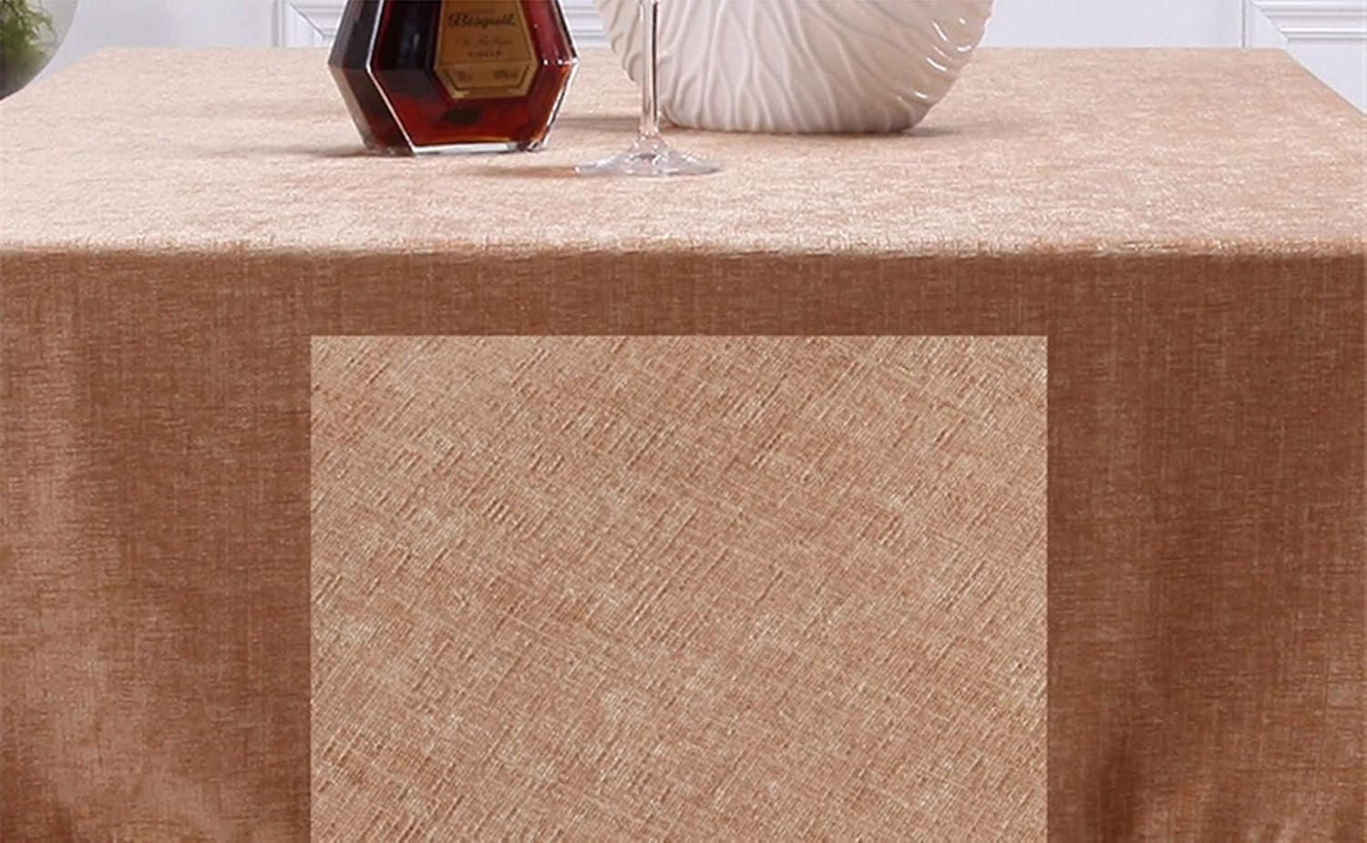 Valentines Table Runner,35x183CM,Simple Solid Color and Tassel Table Runner Decorative Cotton,Table Runner Modern Gold