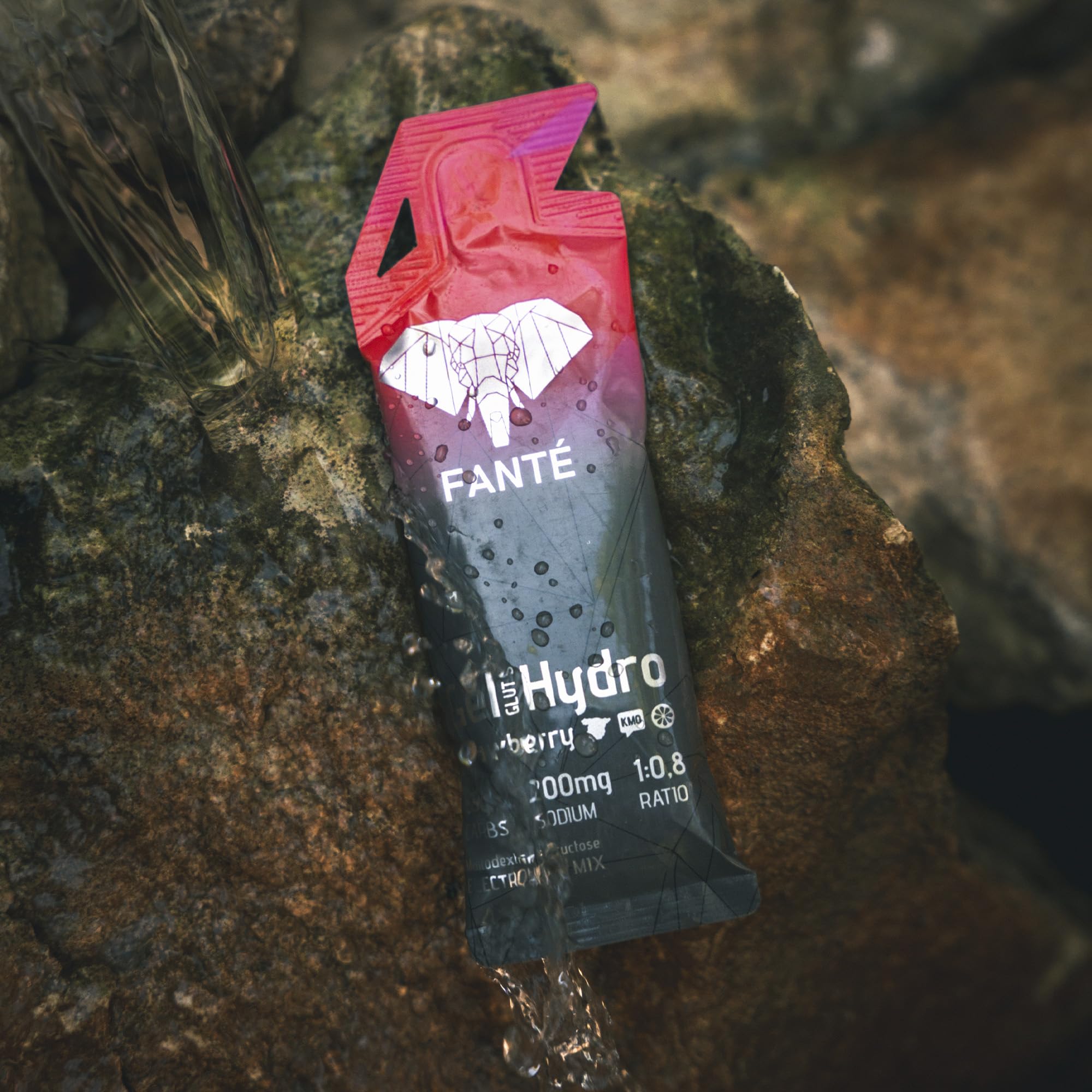 FANTÉ Pack Hydro 35 | 6 Geles Energéticos con 35 g de Carbohidratos | 3 Unidades de Cada Sabor para Running, Ciclismo y Resistencia
