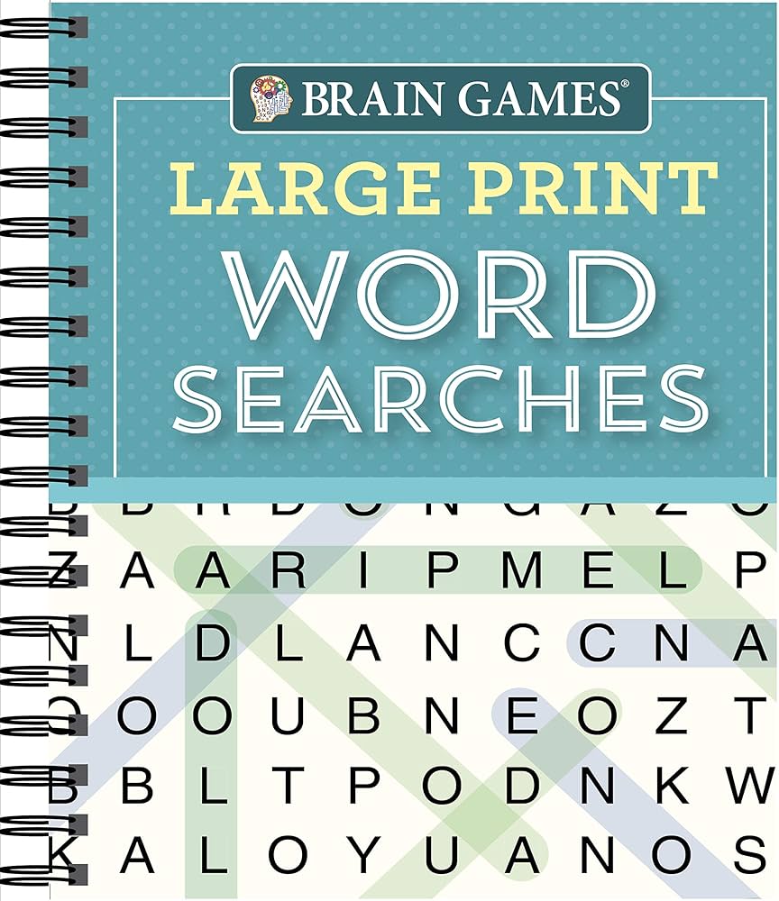 Brain Games - Large Print Word Searches (Teal): Publications International Ltd., Brain Games: 9781640304604: Amazon.com: Books brain-games-large-print-word-searches-teal-publications-international-ltd-brain-games-9781640304604-amazon-com-books