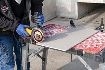 Premium Diamond Blade Red Cobra Dry 4 Ideal for Cutting Porcelain, Ceramic, Marble, Granite, Natural Stone 5/8 Ring Adapter Included