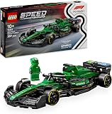 LEGO Speed Champions Aston Martin Aramco F1 AMR24 Race Car Toy with a Collectible Formula 1 Driver Minifigure - Model Kits for 10+ Year Old Boys & Girls or Adult Motorsport Fans 77245 - 1