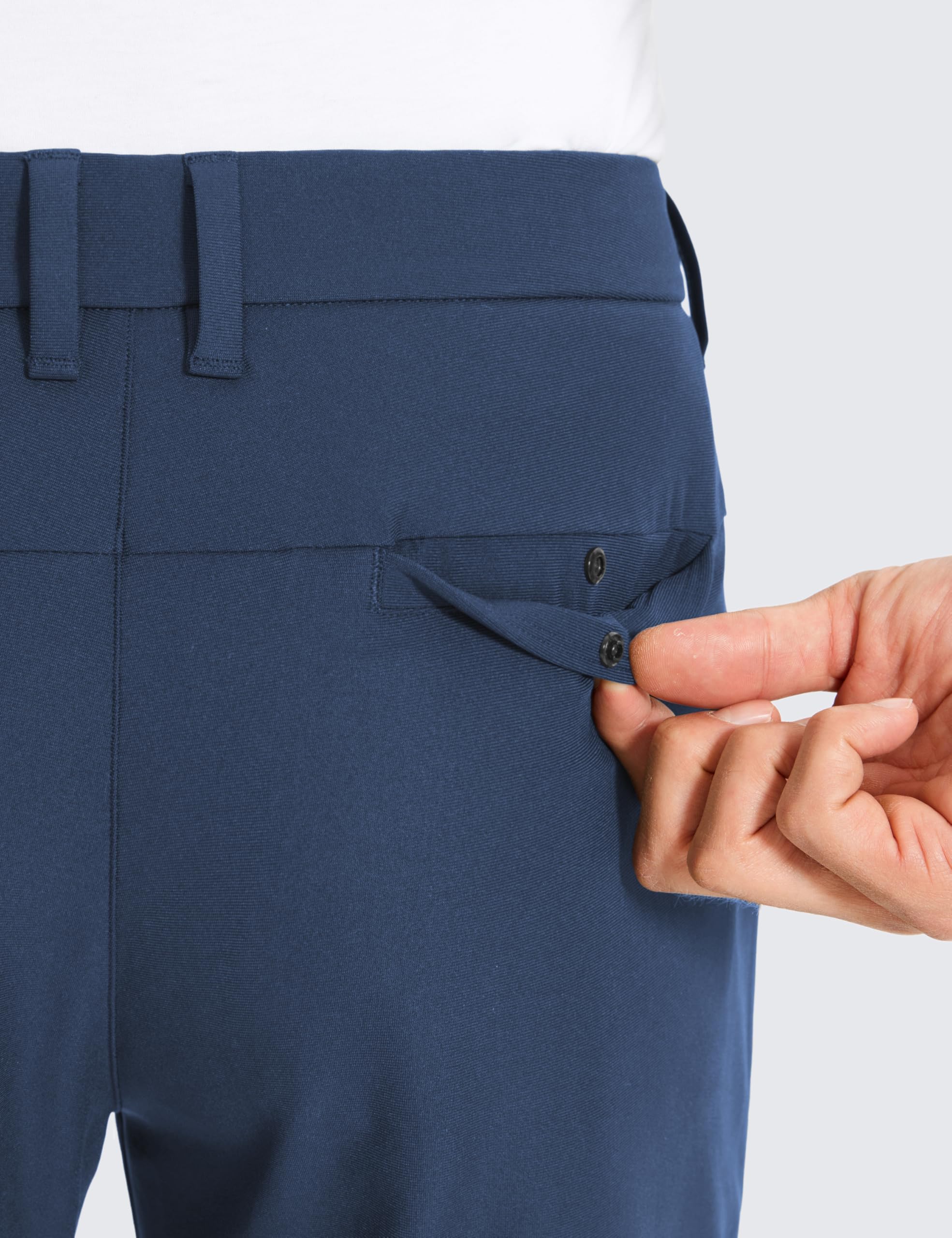 CRZ YOGA Pantaloni da Golf Comodi 86 cm Blu Elettrico 48