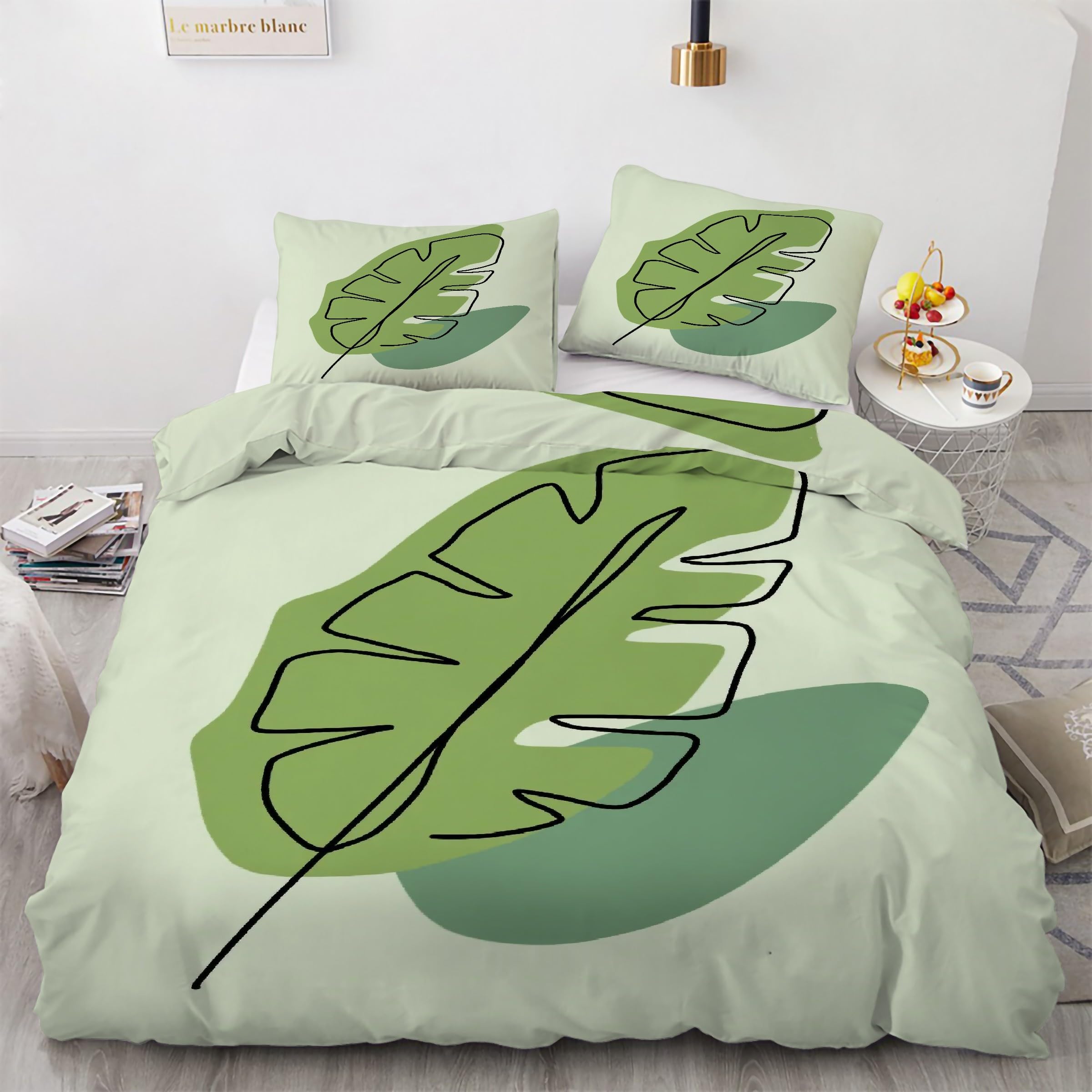 Housse de couette 90x190 feuille finie la couette qui glisse avec le zip pratique