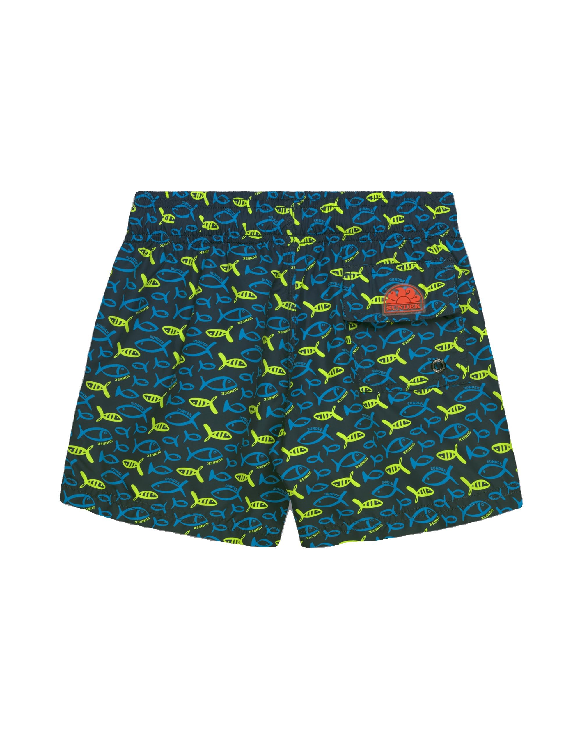 SUNDEK Short de bain imprimé 007IH - Bleu marine - 8 ans
