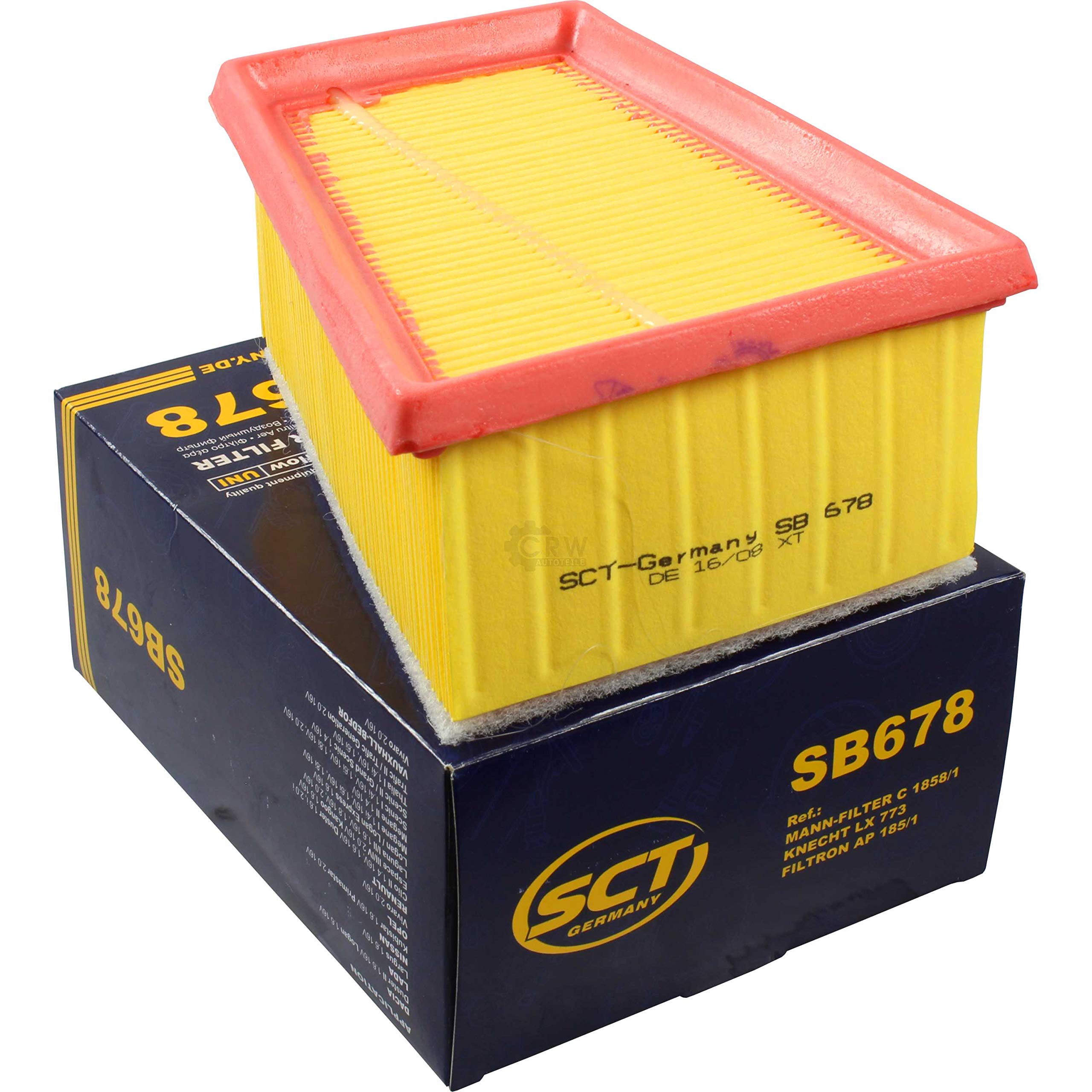 Set di filtri, 5 litri, olio motore MoS2, scorrevole, 10W-40, SCT, Germania, filtro abitacolo