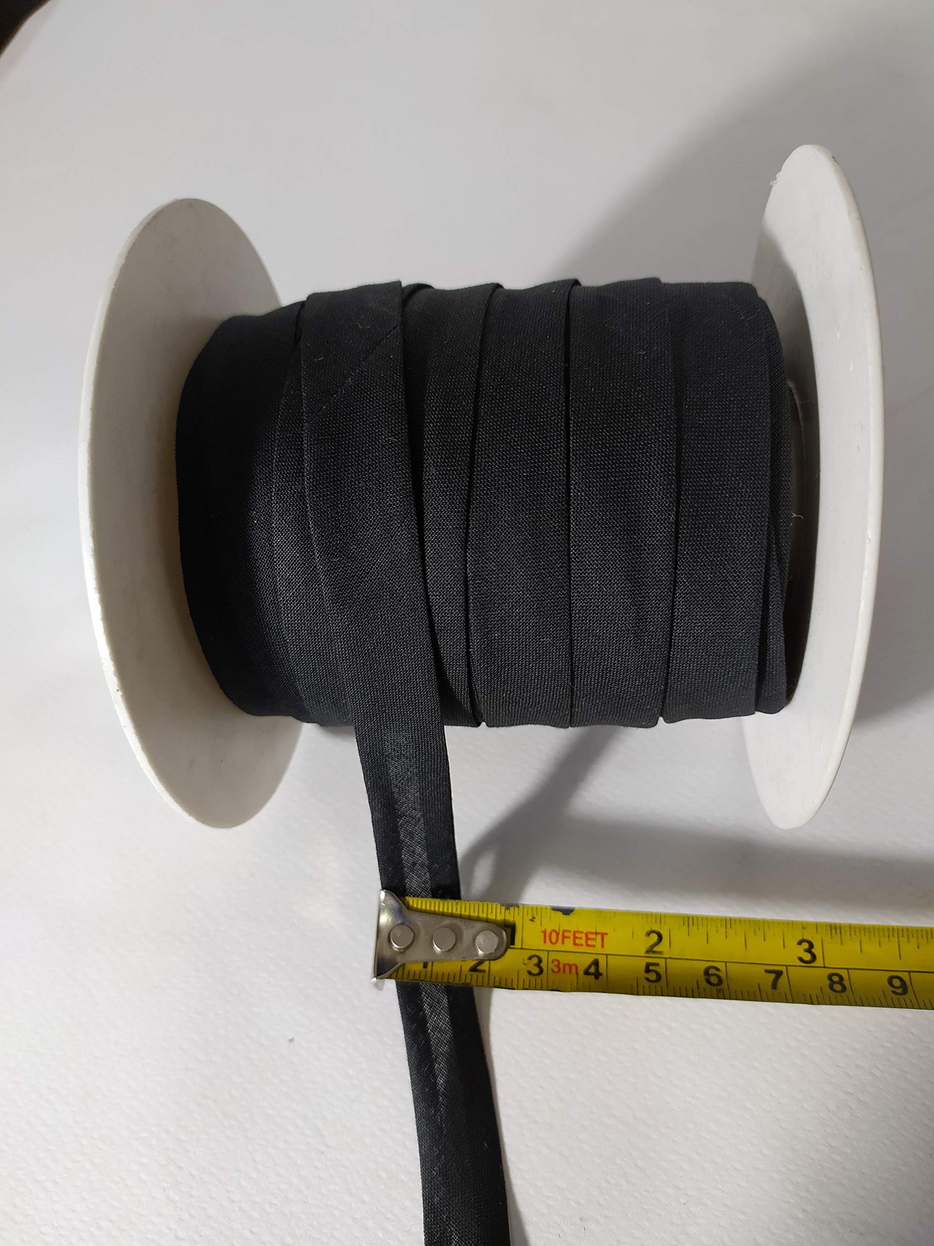 Nastro Sbieco Fusibile Rapido Clover 1/4 Pollice – 10,9 Metri – Nero, 100% Cotone Per Cucito E Patchwork - 4