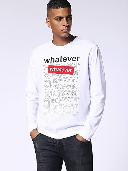 Amazon | (ディーゼル) DIESEL メンズ ロングスリーブTシャツ 