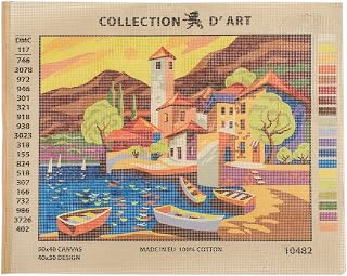 RTO Port D'Art Printed Tapestry Canvas, 40 x 50cm
