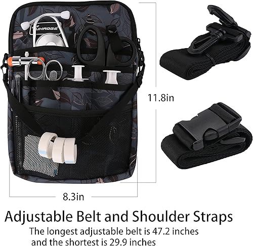Vista 50 de Riñonera para enfermera con soporte para cinta, organizador de bolsillo para enfermeras para profesionales médicos, bolsa de cintura de enfermera