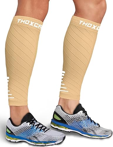 Calf Compression Sleeve for Men Women (2 Pairs), Leg Support