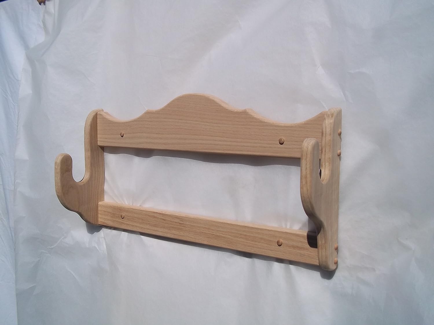 1 Single Gun Red Oak Display Rack ~ Unfinished