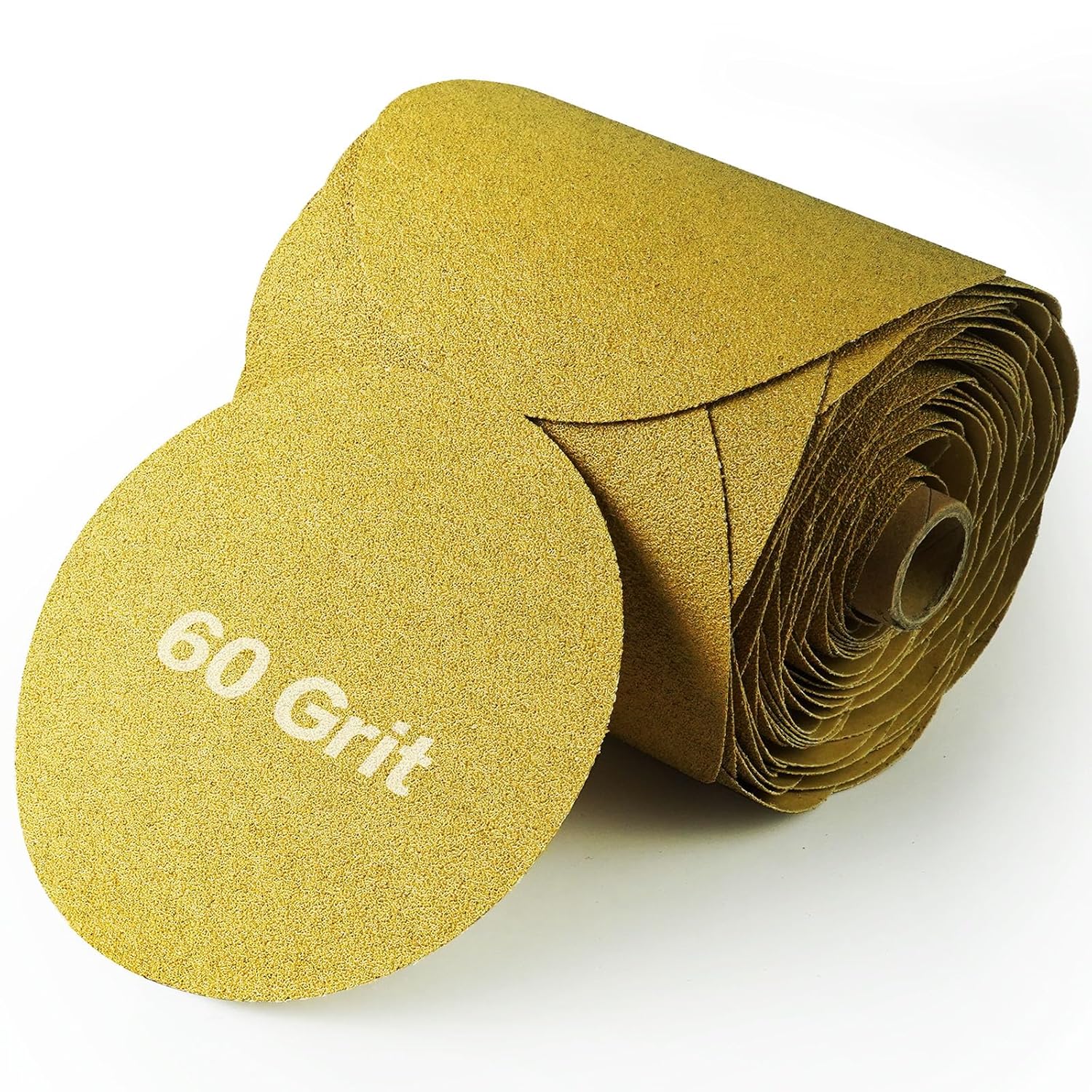 PSA Sanding Discs 6 Inch Adhesive Backed Sandpaper 100 Pack 60 Grit Self Adhesive Sanding Discs for DA Sander Self Stick for Wood, Auto Body Repair, Paint, Metal, and Plastic