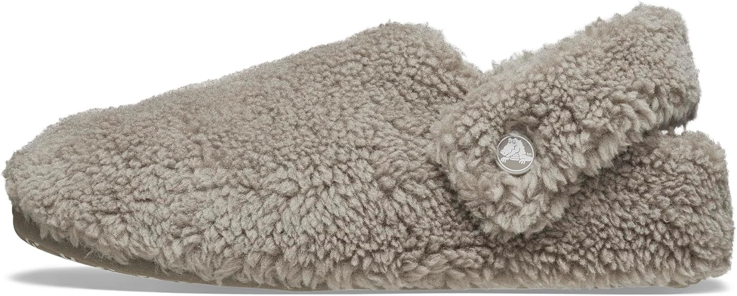 Crocs Unisex-Adult Classic Cozzzy Slipper, Fuzz Lined House Slippers for Women and Men