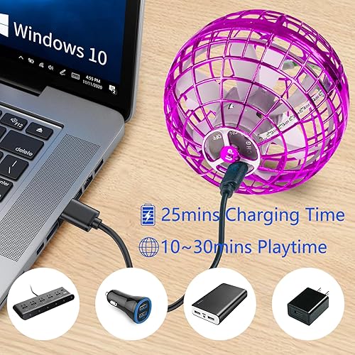 Miniatura 5 de Bola de orbe volador de bola de galaxia bola de boomerang cósmico Orbe Drone Galáctico Fidge Spinner - Juguete flotante Fly Orb Pro 2023 Magic