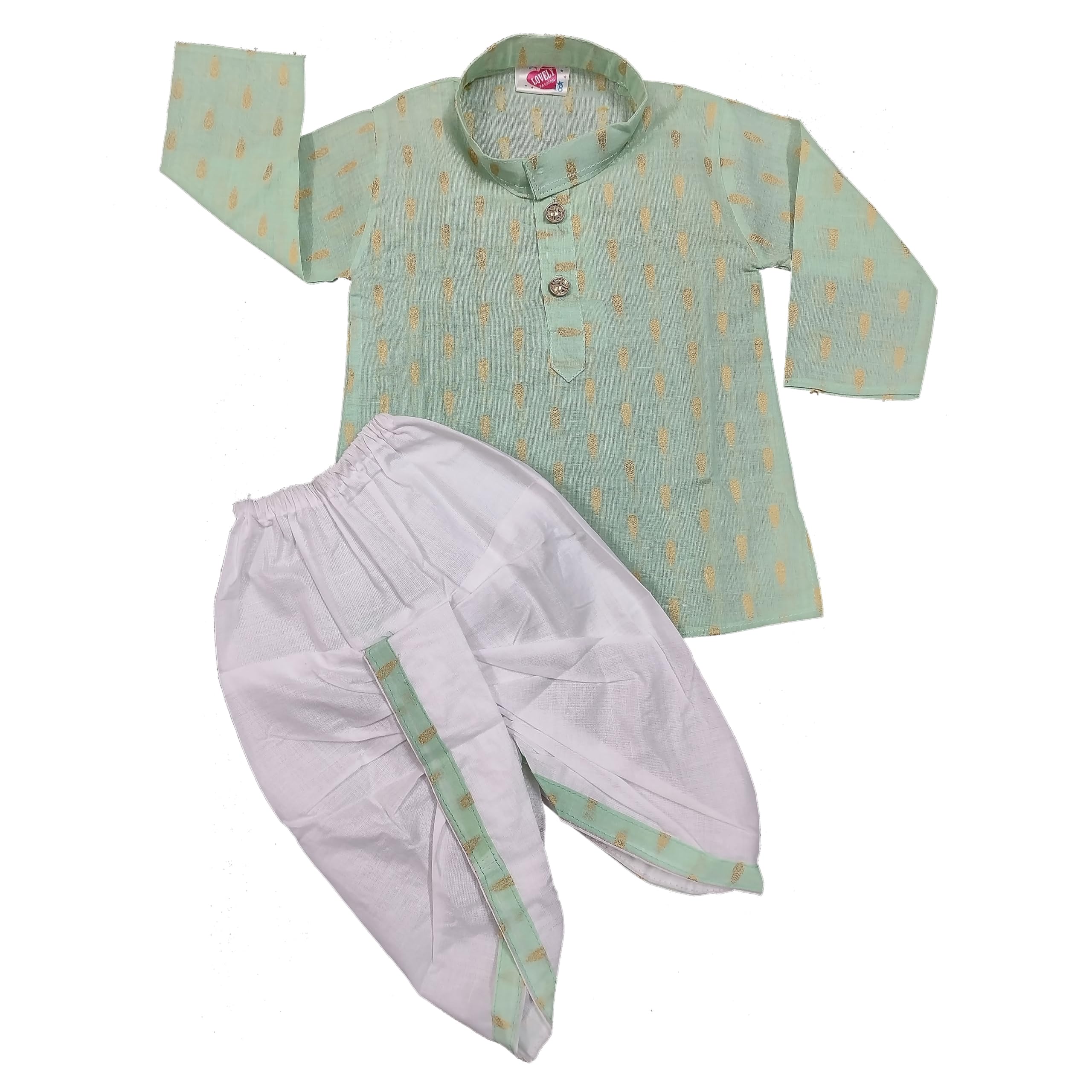 GenericDhoti Kurta Set for Kids | Pure Cotton Kurta Pyjama Set for Boys