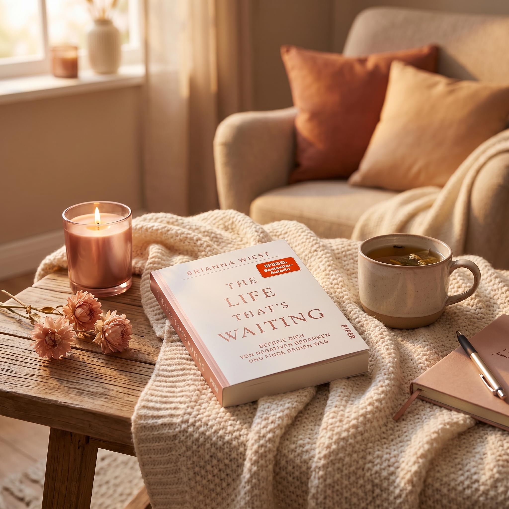 Brianna Wiest - Bestseller Bücherset - 101 Essays, The Mountain Is You, The Life That’s Waiting, When You’re Ready - This Is How You Heal - Selbsthilferatgeber mit einem exklusiven Lesezeichen