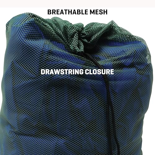 Miniatura 5 de BlackCanyon Outfitters BCOMLBGN - Bolsa de lavandería de malla verde de 22 x 32 pulgadas