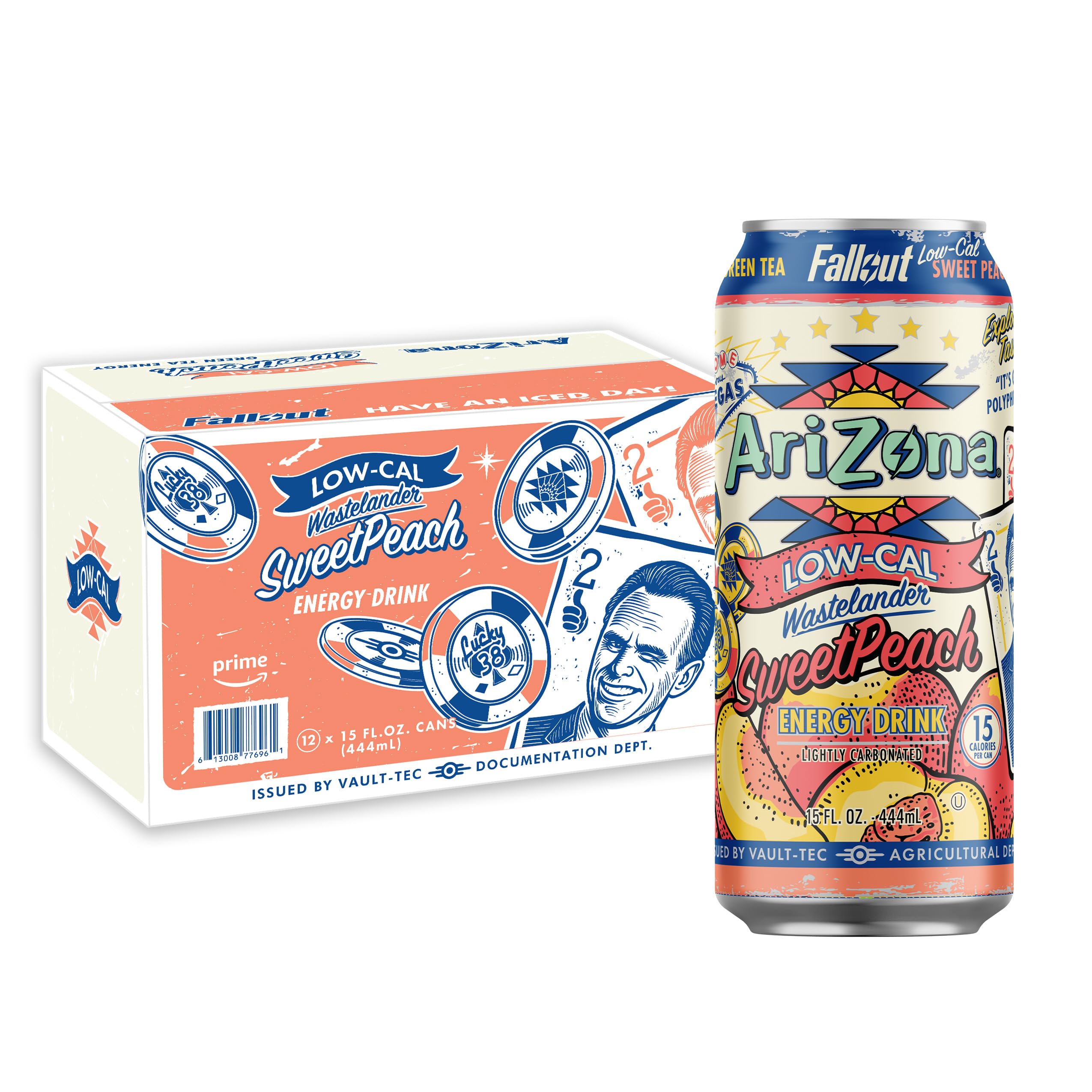 Amazon.com: AriZona x Fallout Energy Drink - Low Calorie Sweet