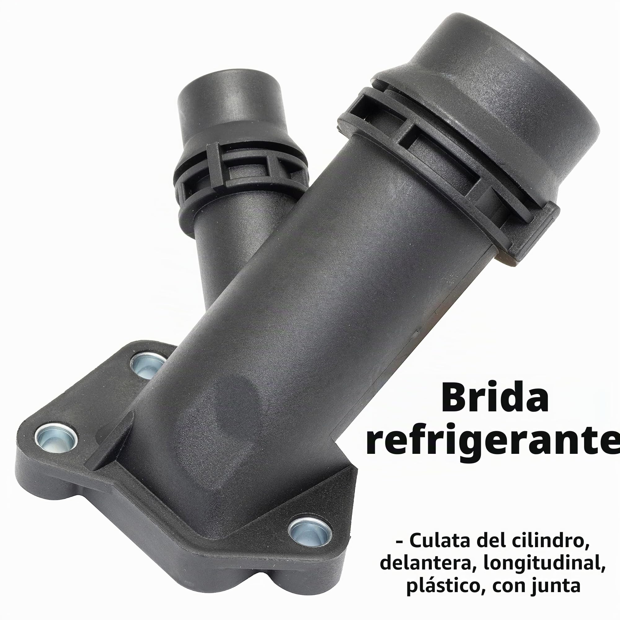 AERZETIX - C66184 - Brida de líquido refrigerante con anillo de estanqueidad - delantero, lateral culata de cilindro - compatible con 11122247744, 11127806196